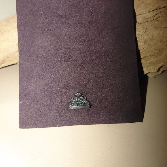 Lagos Jewelry Pouch Pocket Snap Closure Dust Bag Cloth Jewelry Trinket - Picture 3 of 6